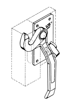 Dropside lock H 115 S, R