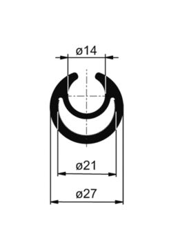 Profile 27 3100 mm tension sail al.