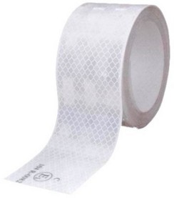 Reflective tape, white, for box