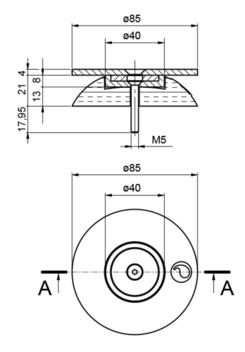 Magnetic side door retainer