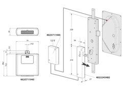 Modul für elektrisches Schloss