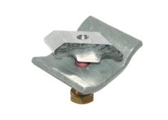 Frame clamp with steel counter-part
