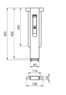 Stĺpik ALUGRIP 350mm bočný, elox 2016