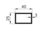 Tr. obdl. 40x25x3mm